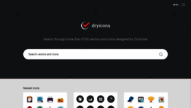 What Dryicons.com website looked like in 2021 (3 years ago)