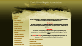 What Duckrivermissions.org website looked like in 2021 (3 years ago)