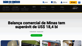 What Diariodocomercio.com.br website looked like in 2021 (5 years ago)