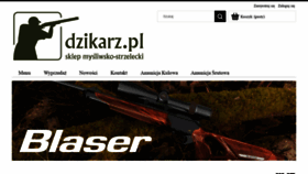 What Dzikarz.pl website looked like in 2021 (3 years ago)