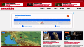 What Dnevnik.ba website looked like in 2021 (3 years ago)