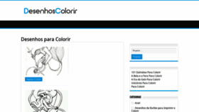 What Desenhoscolorir.com.br website looked like in 2021 (3 years ago)
