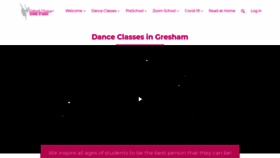 What Deborahmessingerschoolofdance.com website looked like in 2021 (3 years ago)