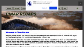 What Dinarrecaps.com website looked like in 2021 (3 years ago)