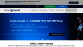 What Daycoval.com.br website looked like in 2021 (3 years ago)