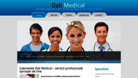 What Dalimedical.ro website looked like in 2021 (3 years ago)