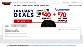 What Discounttiredirect.com website looked like in 2021 (3 years ago)