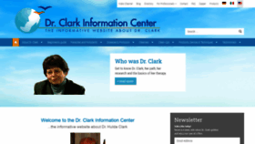 What Drclark.net website looked like in 2021 (3 years ago)