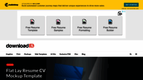 What Downloadpsd.com website looked like in 2021 (3 years ago)