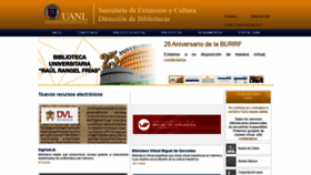 What Dgb.uanl.mx website looked like in 2021 (3 years ago)