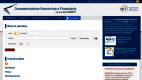 What Def.finanze.it website looked like in 2021 (3 years ago)