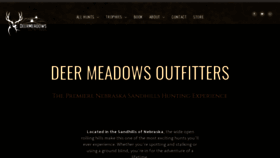 What Deermeadowsoutfitters.com website looked like in 2021 (3 years ago)