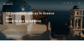 What Discovergreece.com website looked like in 2021 (3 years ago)