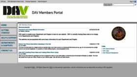 What Davmembersportal.org website looked like in 2021 (3 years ago)
