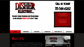 What Disher-electric.com website looked like in 2021 (3 years ago)