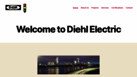 What Diehlelectric.com website looked like in 2021 (4 years ago)