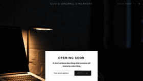What Drinkgusto.sg website looked like in 2021 (3 years ago)