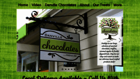 What Danvillechocolates.com website looked like in 2021 (3 years ago)