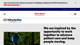What Depuysynthes.com website looked like in 2021 (3 years ago)