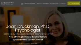 What Drjoandruckman.com website looked like in 2021 (3 years ago)