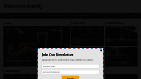 What Delawaremonthly.com website looked like in 2021 (3 years ago)