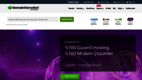 What Domainhizmetleri.com website looked like in 2021 (3 years ago)