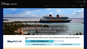 What Dcl.disneycareers.com website looked like in 2021 (3 years ago)