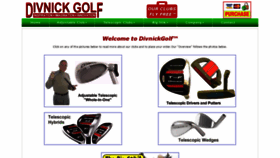 What Divnickgolf.com website looked like in 2021 (3 years ago)