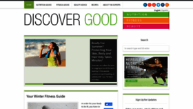 What Discovergoodnutrition.com website looked like in 2021 (3 years ago)