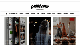 What Datingland.fr website looked like in 2021 (3 years ago)