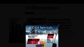 What Durangoherald.com website looked like in 2021 (3 years ago)