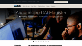 What Dai.com website looked like in 2021 (3 years ago)