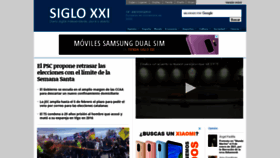 What Diariosigloxxi.com website looked like in 2021 (3 years ago)