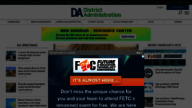 What Districtadministration.com website looked like in 2021 (3 years ago)