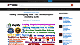 What Dropshippinghelps.com website looked like in 2021 (3 years ago)