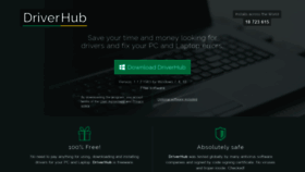 What Drvhub.net website looked like in 2021 (3 years ago)