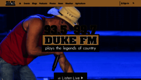 What Duke.fm website looked like in 2021 (3 years ago)