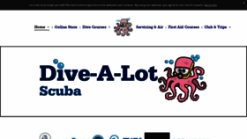 What Divealot.co.uk website looked like in 2021 (3 years ago)