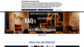 What Dehoga-berlin.de website looked like in 2021 (3 years ago)