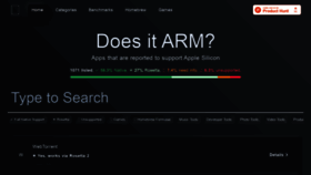 What Doesitarm.com website looked like in 2021 (3 years ago)