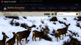 What Deltacounty.com website looked like in 2021 (3 years ago)