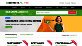 What Domena.pl website looked like in 2021 (3 years ago)