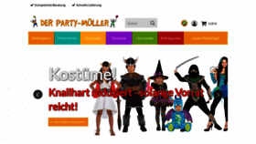 What Derpartymueller.de website looked like in 2021 (3 years ago)