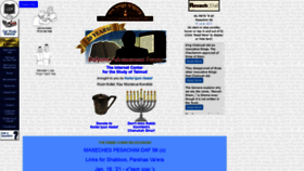 What Dafyomi.co.il website looked like in 2021 (3 years ago)