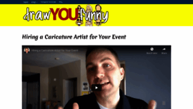 What Drawyoufunny.com website looked like in 2021 (3 years ago)