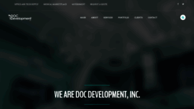 What Doc-development.com website looked like in 2021 (3 years ago)