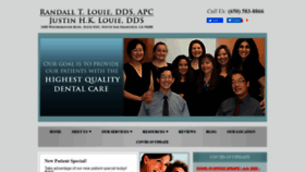 What Drlouiessfdentist.com website looked like in 2021 (3 years ago)