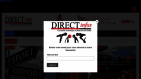 What Directinfosgabon.com website looked like in 2021 (4 years ago)