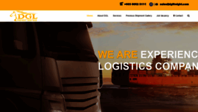 What Dglfreight.com website looked like in 2021 (3 years ago)