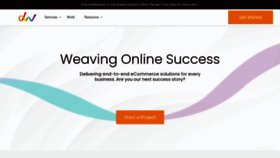 What Dotcomweavers.com website looked like in 2021 (3 years ago)